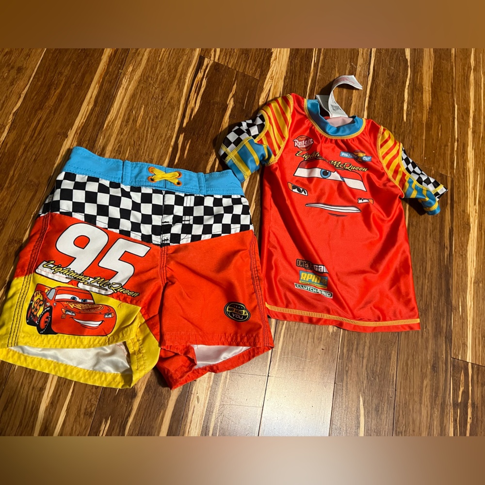 Disney Cars Themed Swim Set